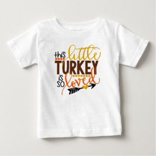 T-shirt Pour Bébé La cette petite Turquie est ainsi chemise aimée