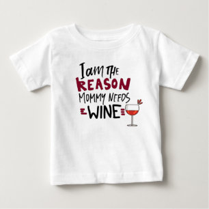 T-shirt Pour Bébé La citation drôle de bébé que je suis la maman