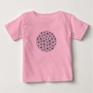 T-shirt Pour Bébé La combinaison de tutu de bébé avec le trèfle p
