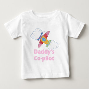 T-shirt Pour Bébé La copilote de papa