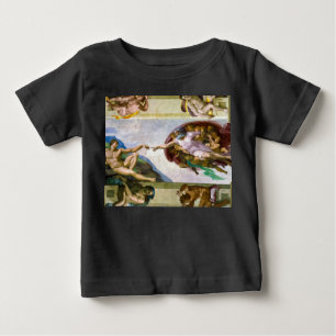 T-shirt Pour Bébé La création d'Adam par Michel-Ange