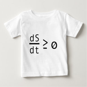 T-shirt Pour Bébé La deuxième loi de la thermodynamique