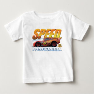 T-shirt Pour Bébé La foudre des voitures McQueen "I Am Speed" Disney