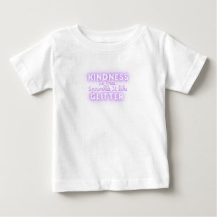 T-shirt Pour Bébé La gentillesse est gratuite, saupoudre-la comme du
