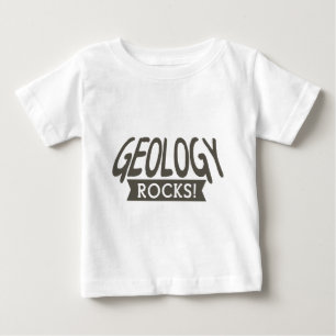 T-shirt Pour Bébé La géologie bascule le slogan