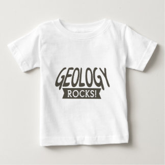 T-shirt Pour Bébé La géologie bascule le slogan