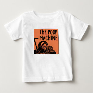 T-shirt Pour Bébé La machine à balai avec engrenages