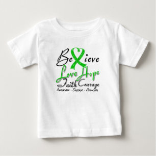 T-shirt Pour Bébé La maladie rénale croient le collage de coeur