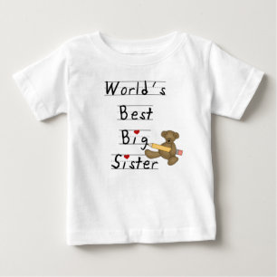 T-shirt Pour Bébé La meilleure grande soeur du monde