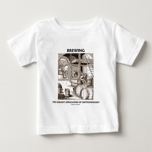 T-shirt Pour Bébé La Mise En Oeuvre La Plus Ancienne De La Biotechno (Devant)