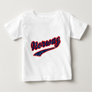 T-shirt Pour Bébé La Norvège