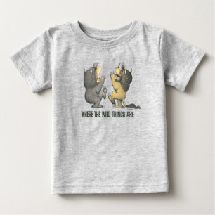 T-shirt Pour Bébé Là où les choses sauvages sont   Des choses sauvag