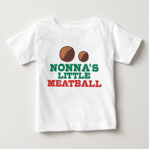 T-shirt Pour Bébé La petite boule de viande de Nonna