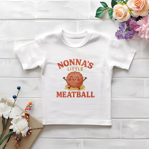 T-shirt Pour Bébé La petite boule de viande de Nonna Cute italienn