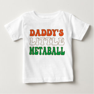 T-shirt Pour Bébé La petite boulette de papa drôle Papa Italien