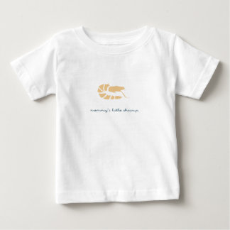 T-shirt Pour Bébé la petite crevette de la maman