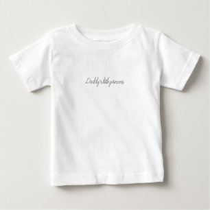 T-shirt Pour Bébé La petite princesse de papa