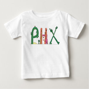 T-shirt Pour Bébé La pièce en t PHOENIX, AZ (PHX) du bébé