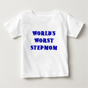 T-shirt Pour Bébé La plus mauvaise belle-mère des mondes