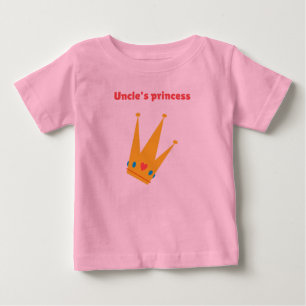 T-shirt Pour Bébé La princesse de l'oncle