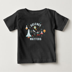 T-shirt Pour Bébé La science, ça compte