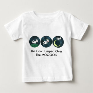 T-shirt Pour Bébé La Vache S'Est Jumelée Au-Dessus De La MOOOn