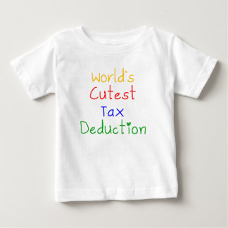 T-shirt Pour Bébé L'abattement fiscal le plus mignon du monde