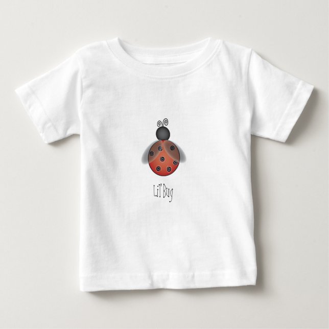 T-shirt Pour Bébé Ladybug, Lil' Bug (Devant)