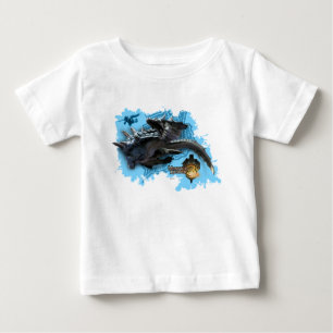 T-shirt Pour Bébé Lagiacrus chassant le chasseur