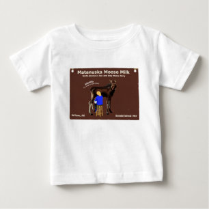 T-shirt Pour Bébé Lait d'orignal Matanuska