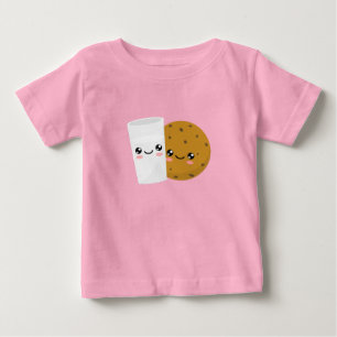 T-shirt Pour Bébé Lait et biscuit