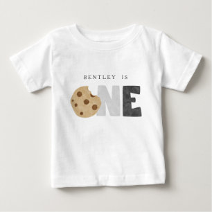 T-shirt Pour Bébé Lait et biscuits Premier anniversaire