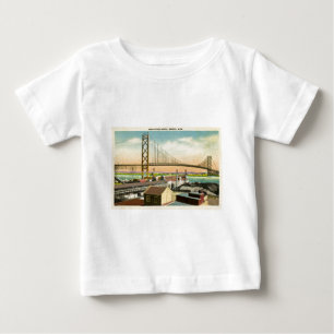 T-shirt Pour Bébé L'Ambassadeur Bridge cru de Detroit, Michigan