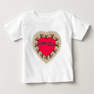 T-shirt Pour Bébé L'amour des chiots