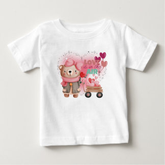 T-shirt Pour Bébé L'amour est dans l'air