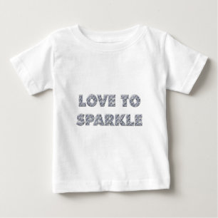 T-shirt Pour Bébé L'Amour Pour Étinceler