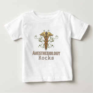 T-shirt Pour Bébé L'anesthésiologie bascule le T-shirt de bébé