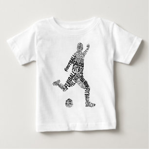 T-shirt Pour Bébé Langues du football