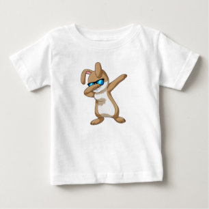 T-shirt Pour Bébé Lapin à Hip hop Dance Dab