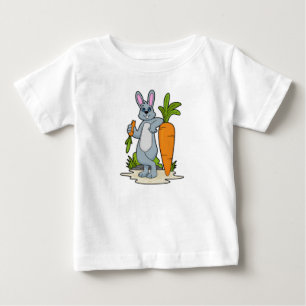 T-shirt Pour Bébé Lapin avec carotte