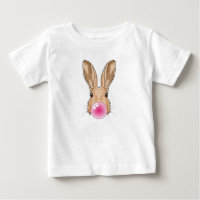 Lapin avec gomme à mâcher