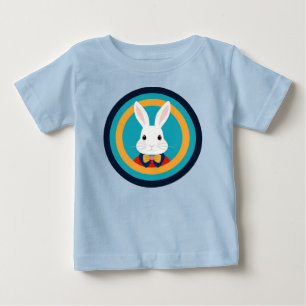 T-shirt Pour Bébé Lapin Blanc Mignon