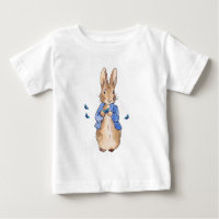 lapin classique en veste bleue