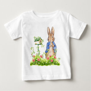 T-shirt Pour Bébé Lapin classique en veste bleue