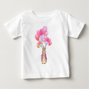 T-shirt Pour Bébé Lapin classique en veste rose