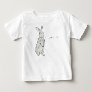 T-shirt Pour Bébé Lapin de velours drôle