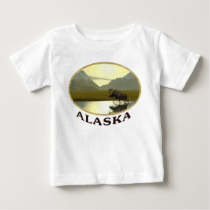 T-shirt Pour Bébé L'après-midi Moose