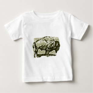 T-shirt Pour Bébé L'art Buffalo