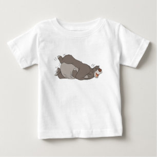 T-shirt Pour Bébé Le Balouo du livre de la jungle rit au sol