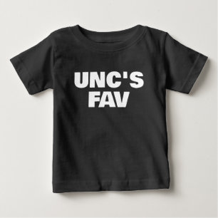 T-shirt Pour Bébé le bébé est le préféré de l'oncle